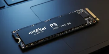 crucial-p3-nvme-m2-ssd-on-laptop