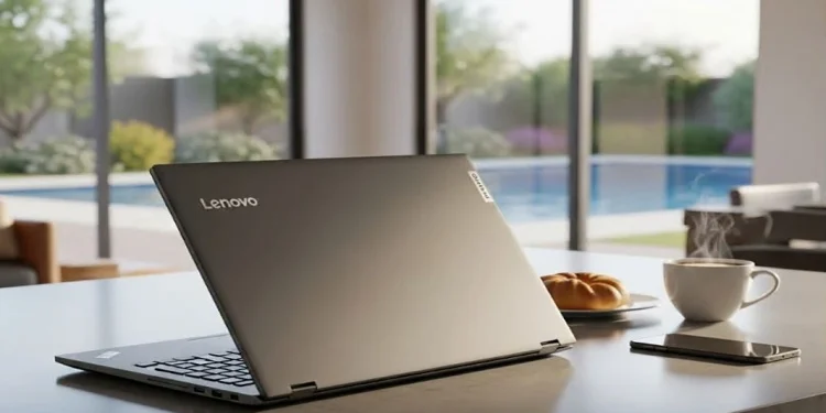 Lenovo X1 Carbon ultralight business laptop with carbon fiber finish.