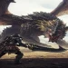A hunter faces a powerful monster in Monster Hunter Wilds.