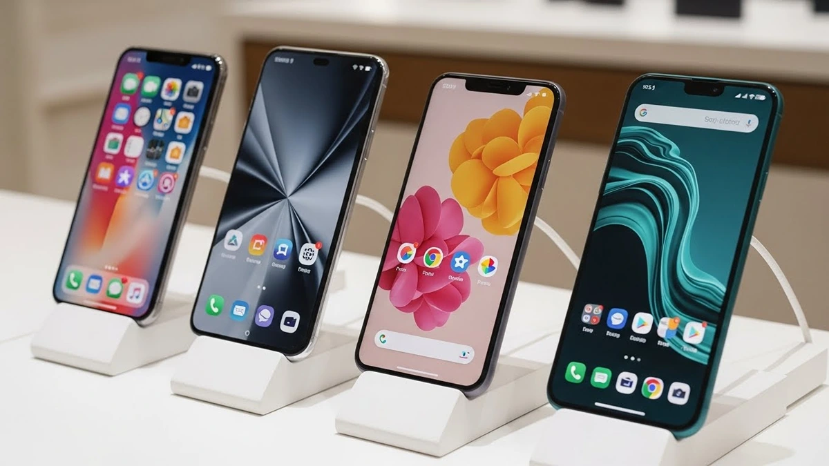 Best technical value smartphones 2026 display featuring Google Pixel 9a, Samsung S25 FE, iPhone 16e, and Motorola Moto G.